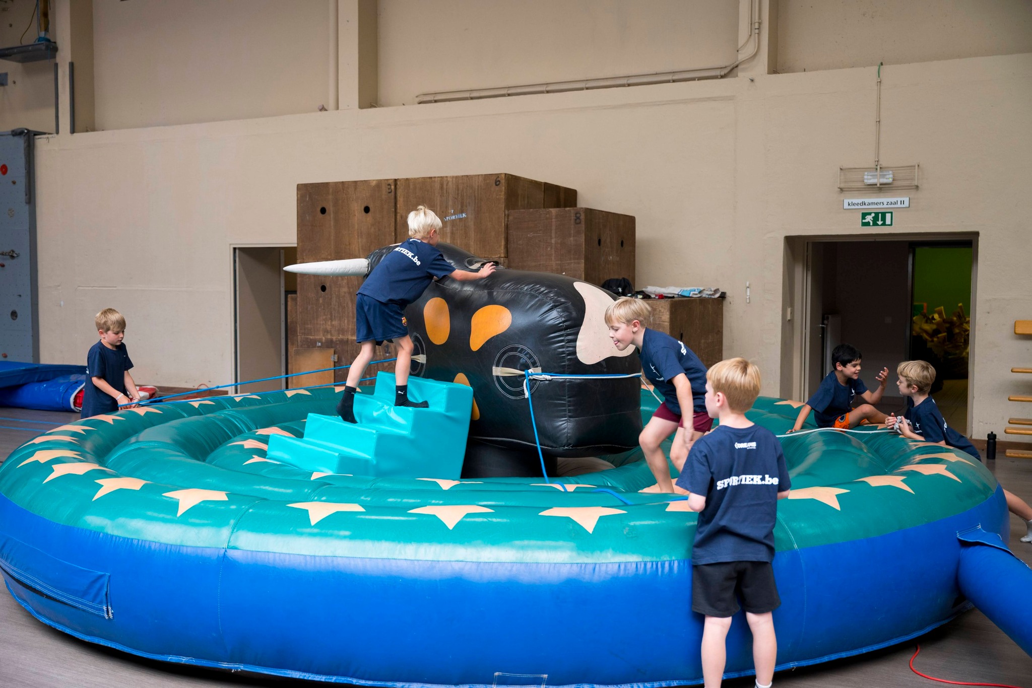 Groepsactiviteit en sport in de gymzaal